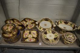 Two-part dessert services.