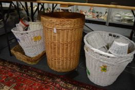 A Quantity of baskets.