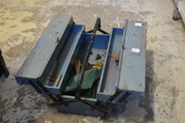 A tool box and contents.