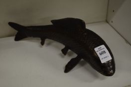 A Japanese bronze carp.