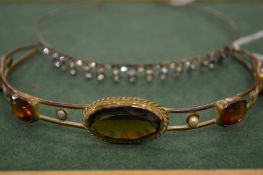 Two highly decorative ladies hair ornaments.