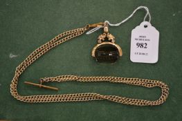 A fob seal and chain.