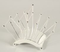 A CHRISTOPHER DRESSER SIX DIVISION TOAST RACK