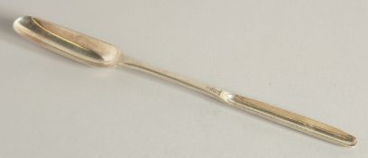 A GEORGE III IRISH MARROW SPOON. Dublin, 1783.