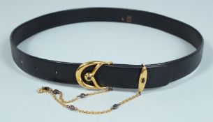 TWO CARTIER BELTS in a box.