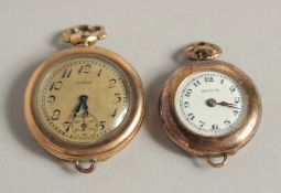 TWO LADIES FOB WATCHES