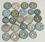 TWENTY-THREE CHINESE COINS