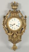A VERY GOOD FRENCH ORMOLU CARTEL CLOCK BY RAINGO, FRES., Paris, with replacement movement. 2ft
