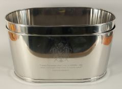 A LARGE PAIR OF LILY BOLLINGER WINE COOLERS 24ins long.