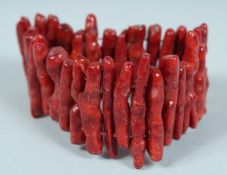 A CORAL FLEXIBLE BRACELET