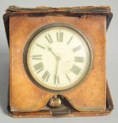 AN 8 DAY CASED POCKET WATCH.