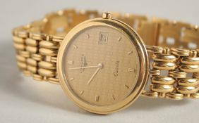 A GENTLEMAN'S LONGINES QUARTZ WRISTWATCH AND BRACELET. No. 25324645