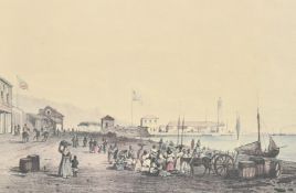 A set of 4 photolithographs of West Indies subjects, 8.5