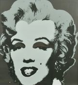 After Andy Warhol, Gray Marilyn a lithograph possibly by Sunday B Morning, 32