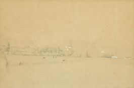 Thomas Allom (1804-1872) British, a view of Godalming, Surrey, watercolour, 9