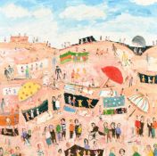 Simeon Stafford (b. 1956), 'Near St. Ives', oil on canvas, signed, inscribed verso, 31.5