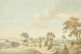 Captain Duncan, Royal Artillery Regt (fl. Late 18th Century) An extensive landscape view of trees,
