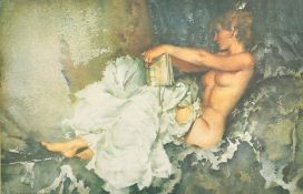 After William Russell Flint, a group of four colour prints, the largest 10.5