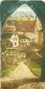 Glynn Thomas (b.1946), 'Moot Hall Aldeburgh', coloured etching, signed and inscribed, 8