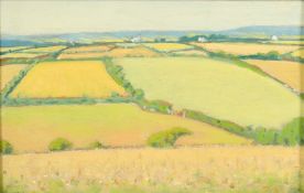 Robert Morson-Hughes (1873-1953) A Summer landscape, oil on panel, signed, 6