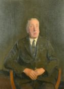 Early 20th Century, Portrait of a seated gentleman, oil on canvas, 45