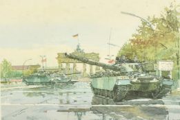 Ken Ward, A print of B. Squadron 5th Royal Inniskilling Dragoon Guards, Berlin, Autumn '76, 17