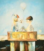 John Bellany, a signed photolithograph of a fantastical scene, 7