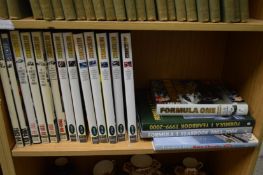 A quantity of Autocourse annuals and other motor racing books.