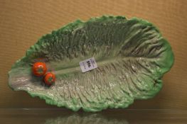 A Carltonware leaf shaped dish.
