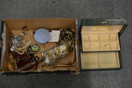 Costume jewellery etc.