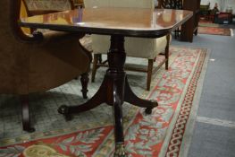 A 19th century mahogany pedestal table.