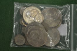 A bag of coins.