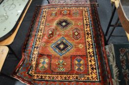 A modern Persian style rug 185cm x 138cm.