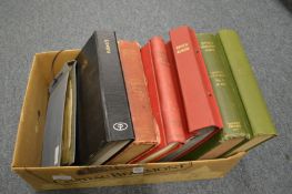 A quantity of stamp albums with contents to include early stamped envelopes etc.