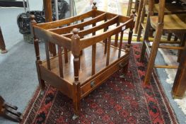 A mahogany canterbury.