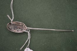 An early miniature mote spoon by Paul Callard 1745.