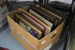 Various paintings and prints.