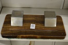 A stylish art deco desk stand.