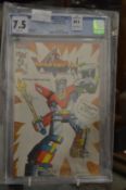 Voltron defender of the universe special first edition comic, graded 7.5.