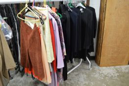 A good, large collection of ladies' clothing by Jean Muir to include skirts, tops, dresses etc.