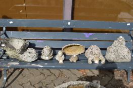 Various garden ornaments etc.