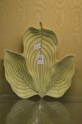 A Carltonware leaf shaped dish.