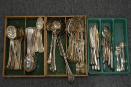 A comprehensive French silver canteen of cutlery.
