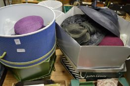 A quantity of ladies' hats.
