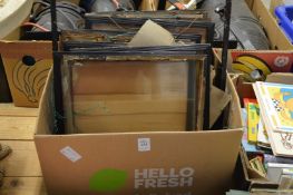 A box of picture frames.