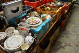 A quantity of household and decorative china and glass.