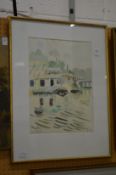 Watercolour depicting Kashmir.