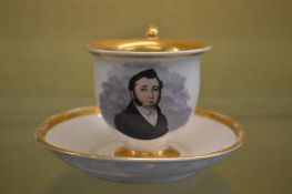 A Furstenberg cup and saucer.