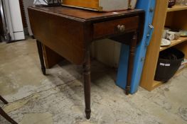 A 19th century mahogany Pembroke table.