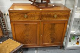 A mahogany cupboard.